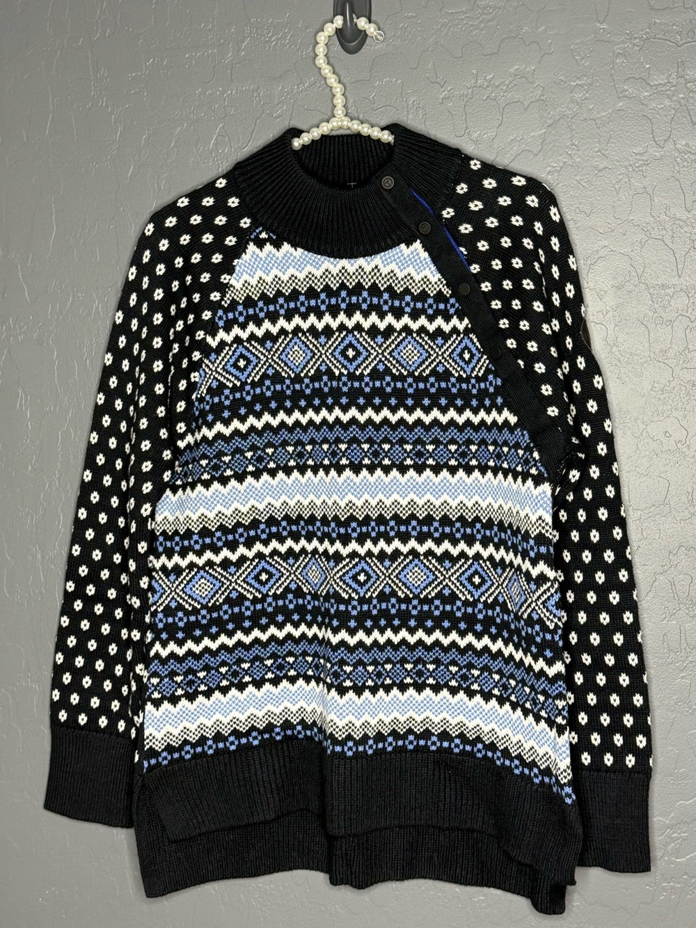NEW Talbots Crewneck Blue Sweater